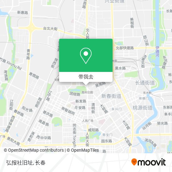 弘报社旧址地图