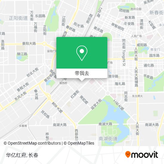 华亿红府地图