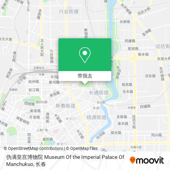 伪满皇宫博物院 Museum Of the Imperial Palace Of Manchukuo地图