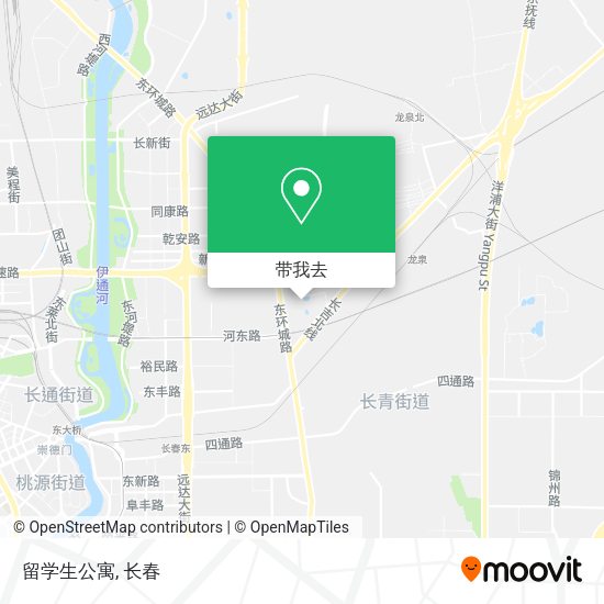 留学生公寓地图