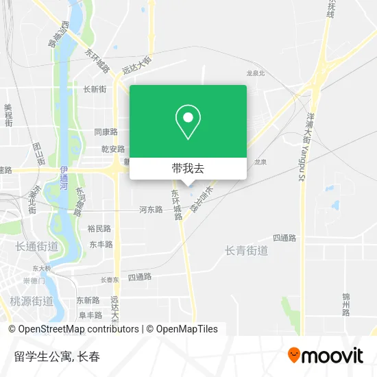 留学生公寓地图