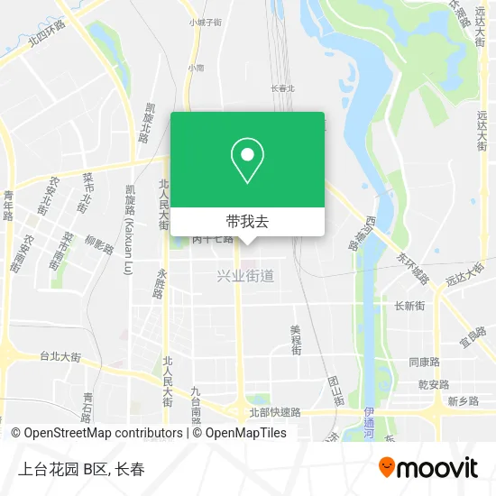 上台花园 B区地图