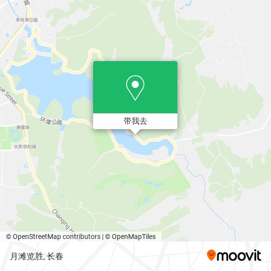 月滩览胜地图