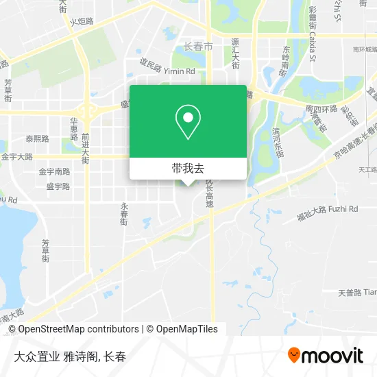 大众置业 雅诗阁地图