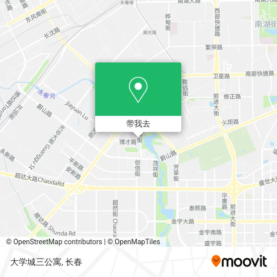 大学城三公寓地图