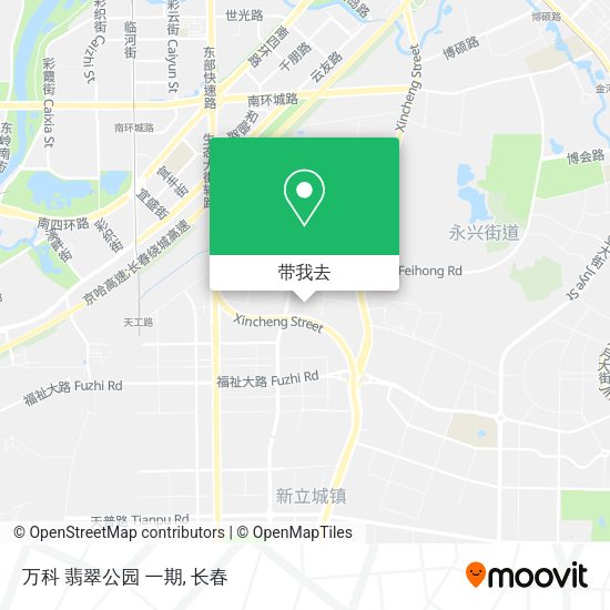 万科 翡翠公园 一期地图