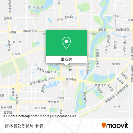 吉林省公务员局地图