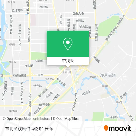 东北民族民俗博物馆地图