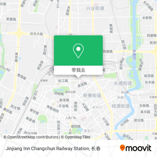 Jinjiang Inn Changchun Railway Station地图