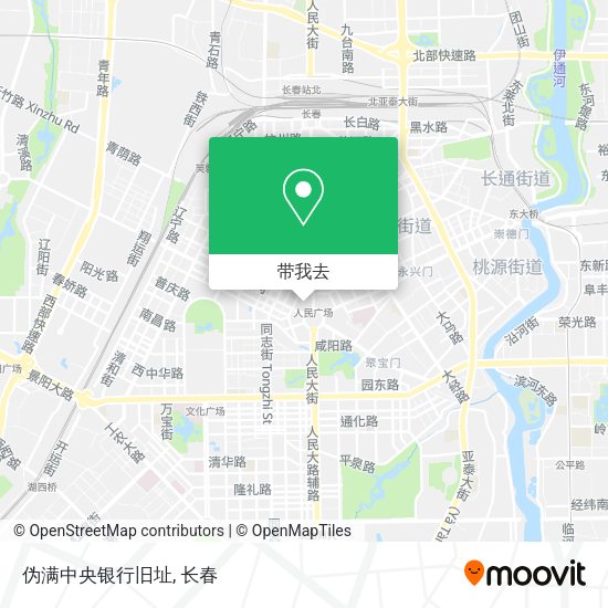 伪满中央银行旧址地图