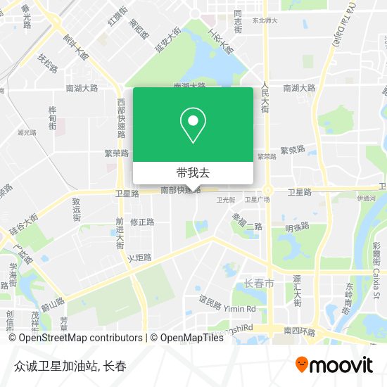 众诚卫星加油站地图