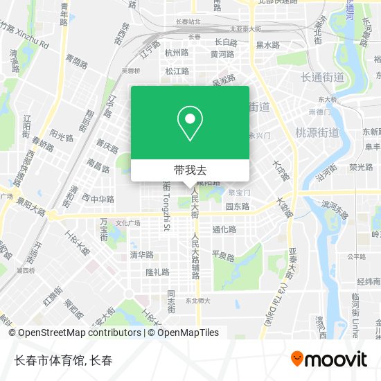 长春市体育馆地图