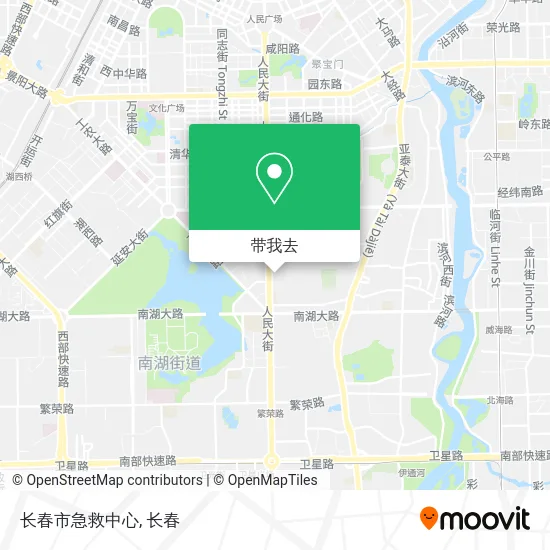 长春市急救中心地图