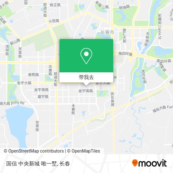 国信 中央新城 唯一墅地图