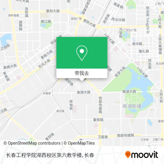 长春工程学院湖西校区第六教学楼地图
