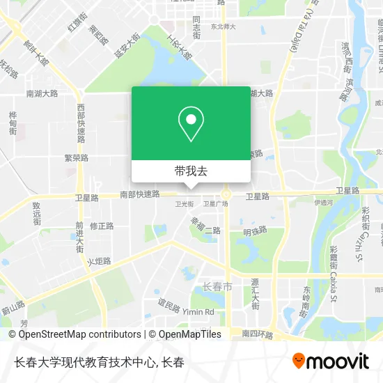 长春大学现代教育技术中心地图