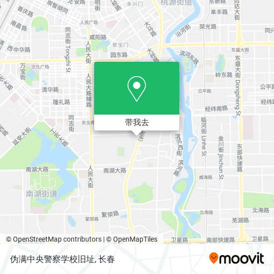 伪满中央警察学校旧址地图
