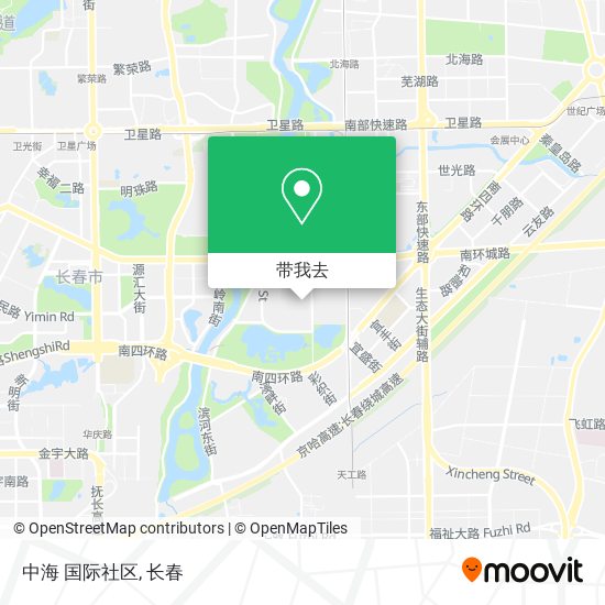 中海 国际社区地图