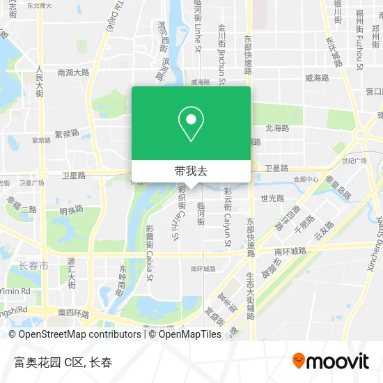 富奥花园 C区地图