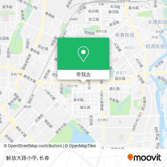 解放大路小学地图