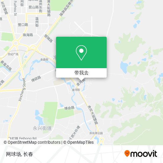 网球场地图