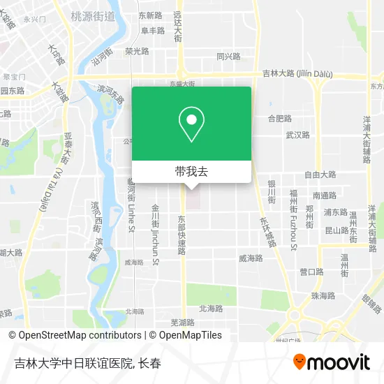 吉林大学中日联谊医院地图