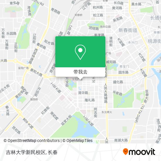 吉林大学新民校区地图
