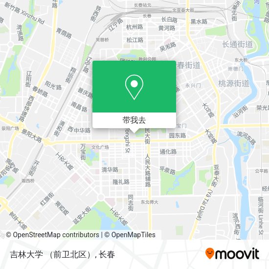 吉林大学 （前卫北区）地图