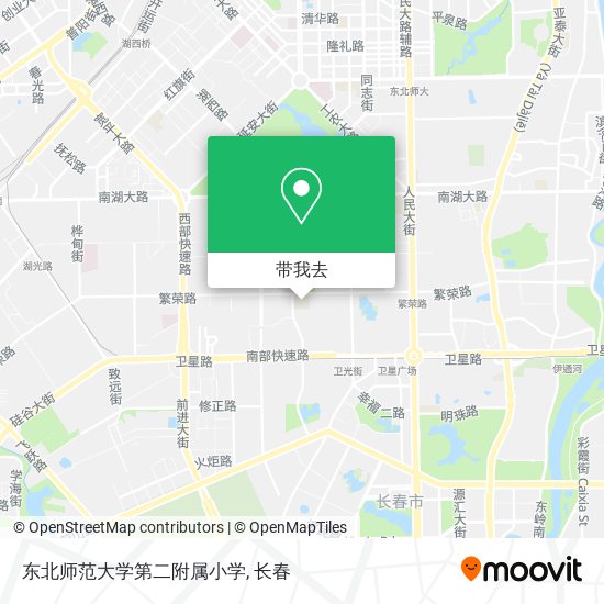 东北师范大学第二附属小学地图