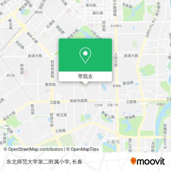东北师范大学第二附属小学地图