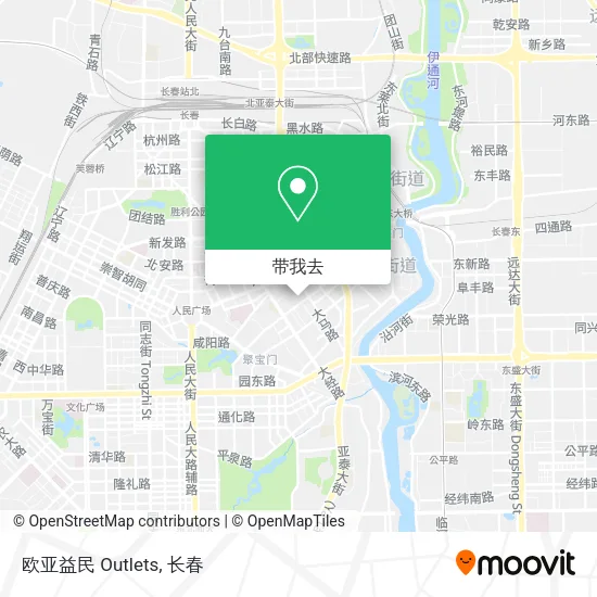 欧亚益民 Outlets地图