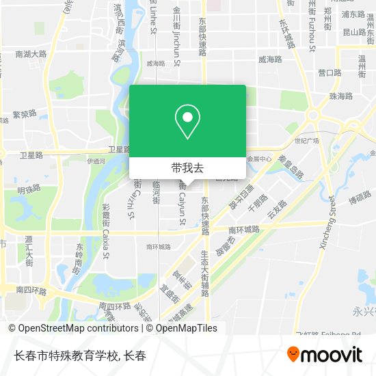长春市特殊教育学校地图