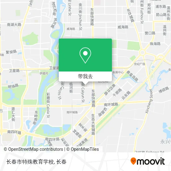 长春市特殊教育学校地图