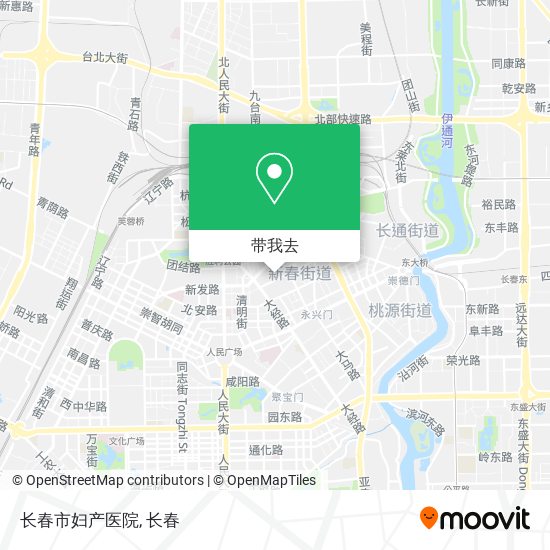 长春市妇产医院地图