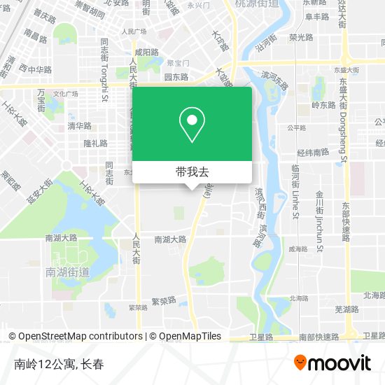 南岭12公寓地图