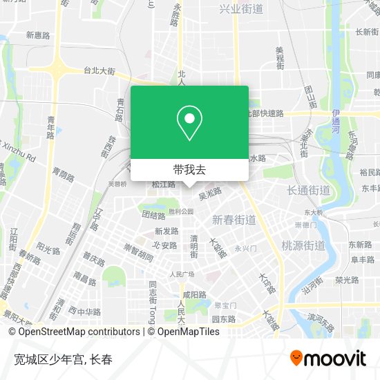 宽城区少年宫地图