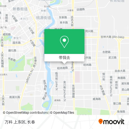 万科 上东区地图