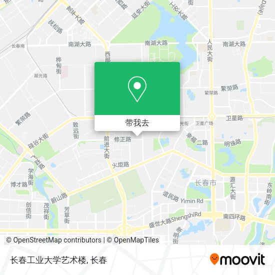 长春工业大学艺术楼地图