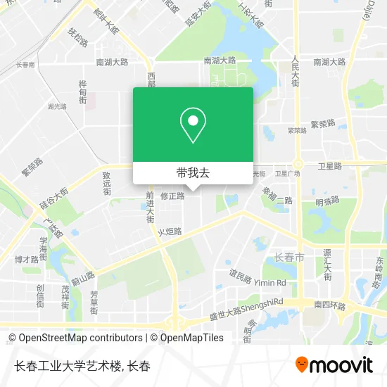 长春工业大学艺术楼地图
