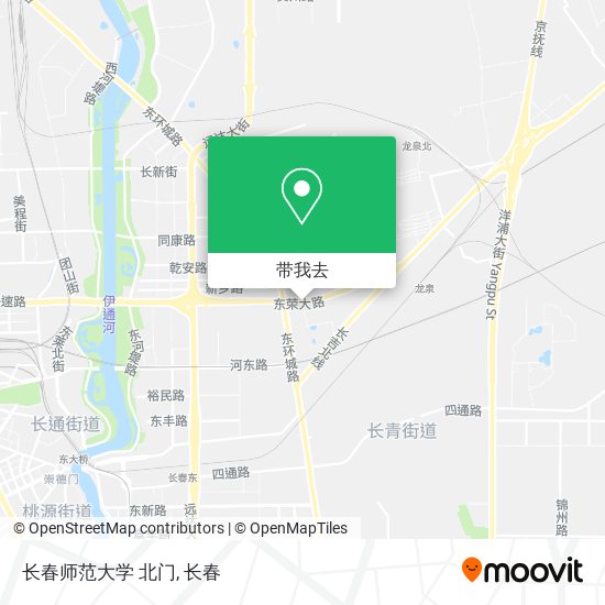 长春师范大学 北门地图