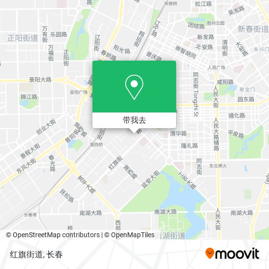 红旗街道地图