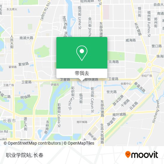 职业学院站地图