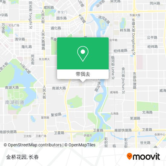 金桥花园地图