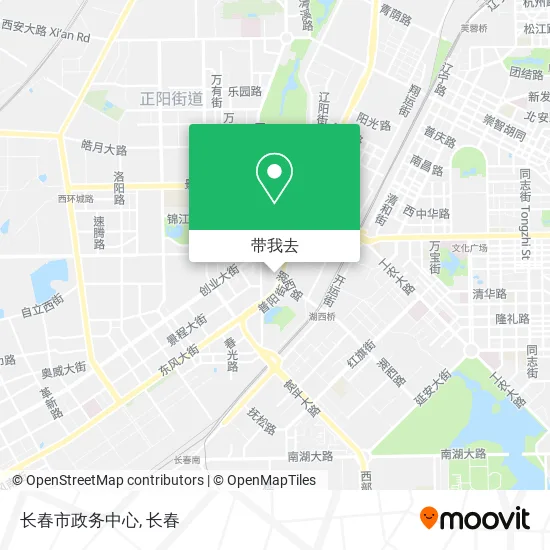 长春市政务中心地图
