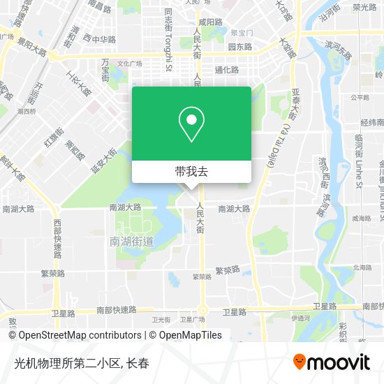 光机物理所第二小区地图