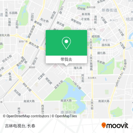 吉林电视台地图