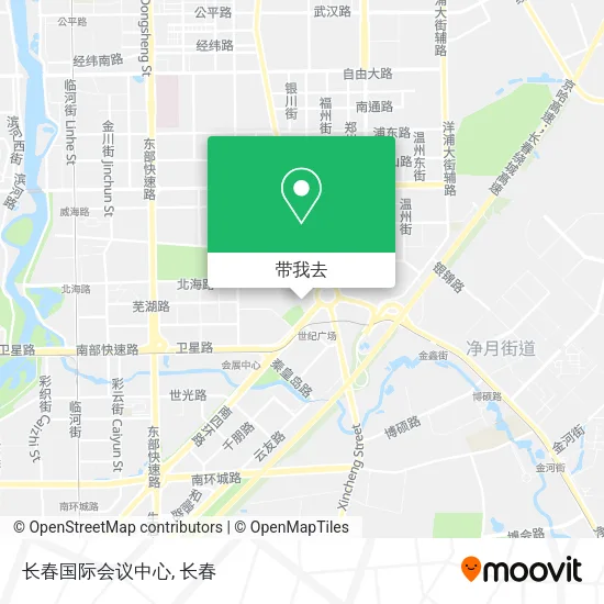 长春国际会议中心地图