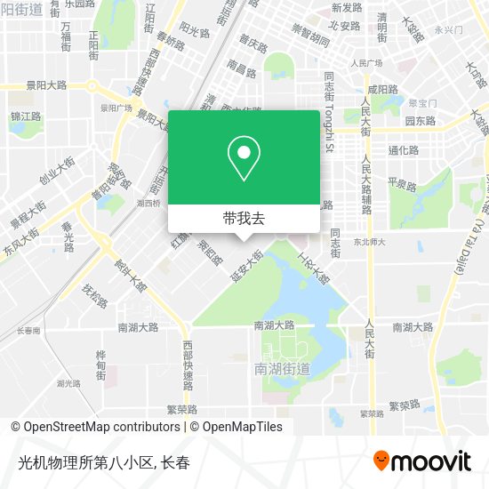 光机物理所第八小区地图