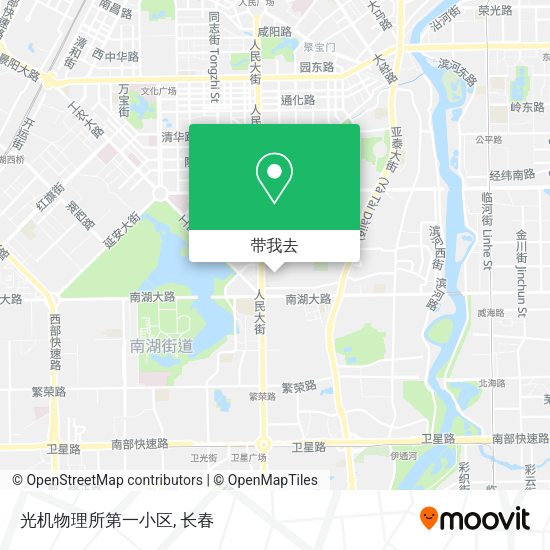 光机物理所第一小区地图