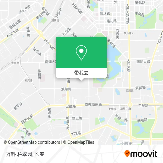 万科 柏翠园地图